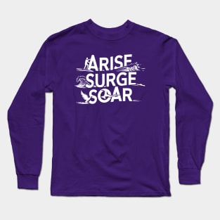 Arise and Render Service to Humanity - Baha'i Faith Long Sleeve T-Shirt